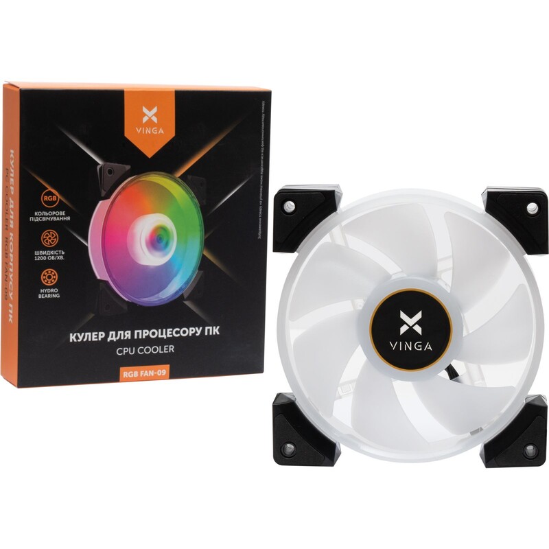 Вентилятор Vinga RGB fan-09