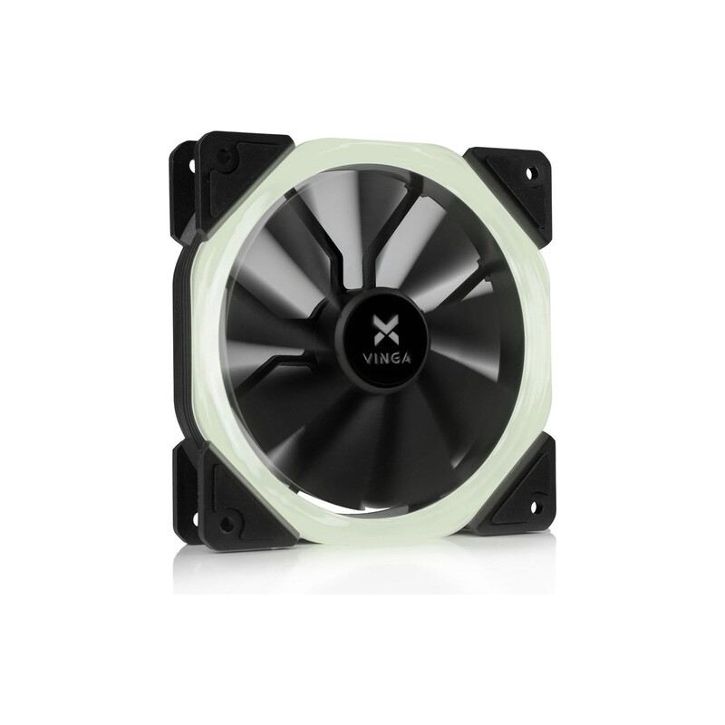 Вентилятор Vinga LED fan-01 White