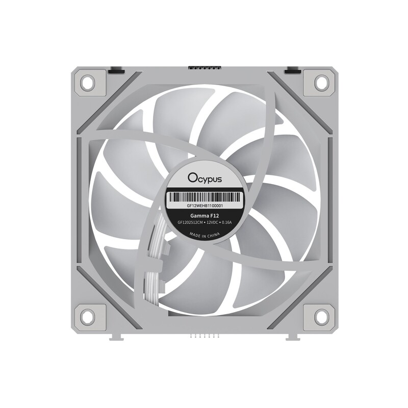 Вентилятор Ocypus Gamma F12 UNI WH Reverse Blade ARGB (Gamma-F12-WH1AM01U-GL)