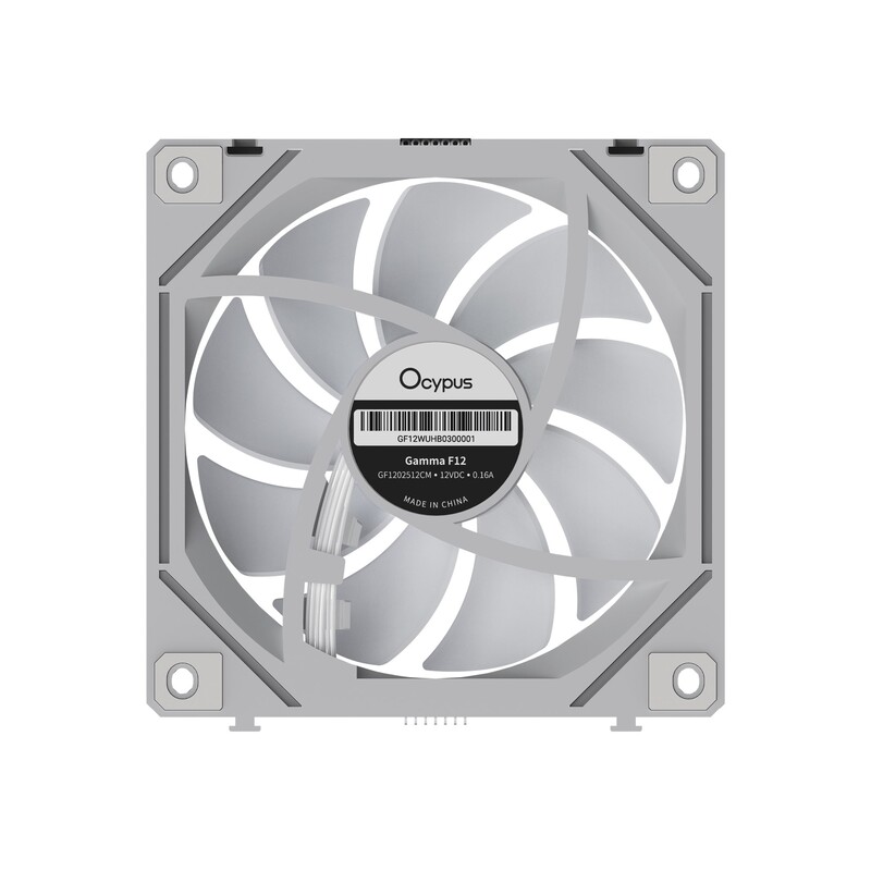 Вентилятор Ocypus Gamma F12 UNI WH ARGB (Gamma-F12-WH1AM00U-GL)