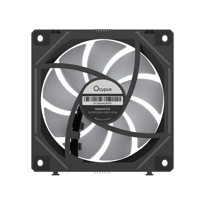Вентилятор Ocypus Gamma F12 UNI BK ARGB (Gamma-F12-BK1AM00U-GL)