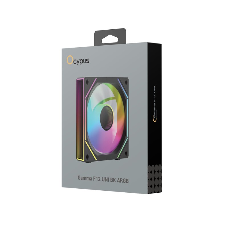Вентилятор Ocypus Gamma F12 UNI BK ARGB (Gamma-F12-BK1AM00U-GL)