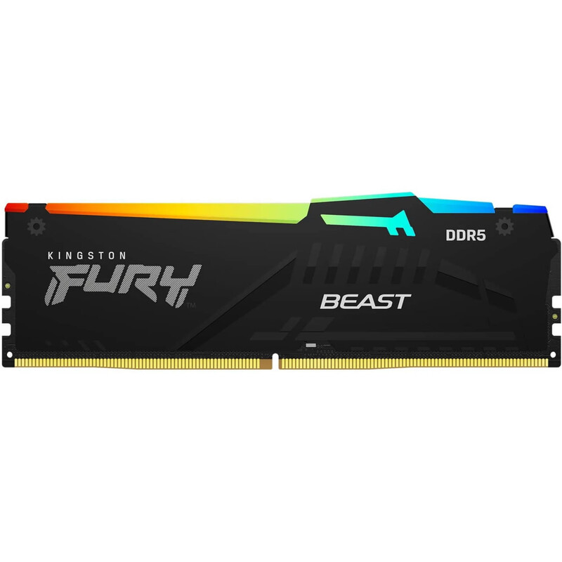 Модуль памяти DDR5 32GB/6000 Kingston Fury Beast RGB Black (KF560C36BBEA-32)