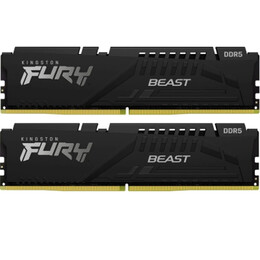 Модуль пам`яті DDR5 2х32GB/6400 Kingston Fury Beast Black (KF564C32BBEK2-64)
