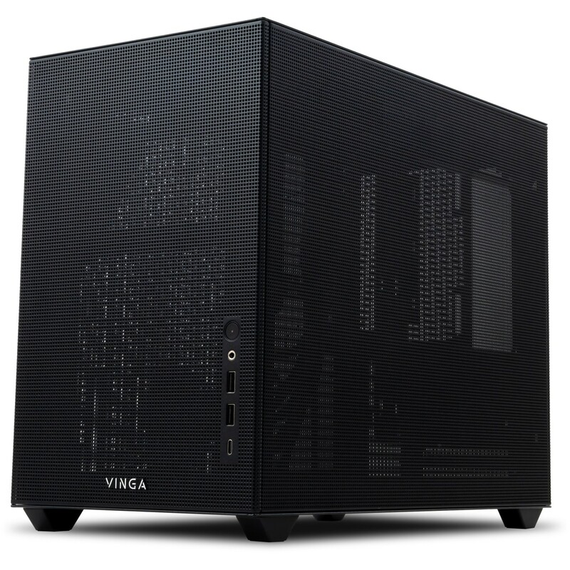 Корпус Vinga Elegant Black без БП