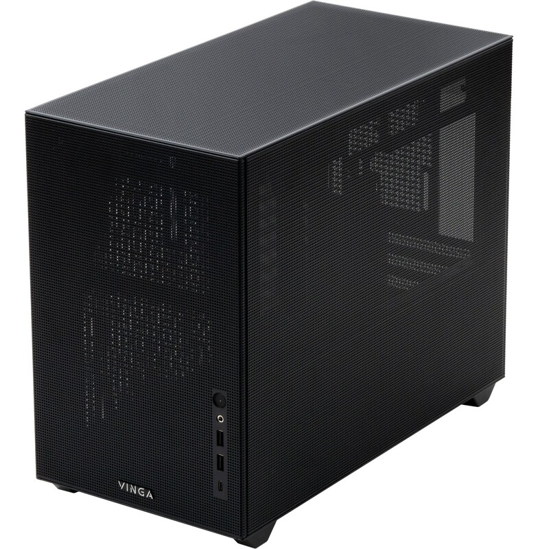 Корпус Vinga Elegant Black без БП