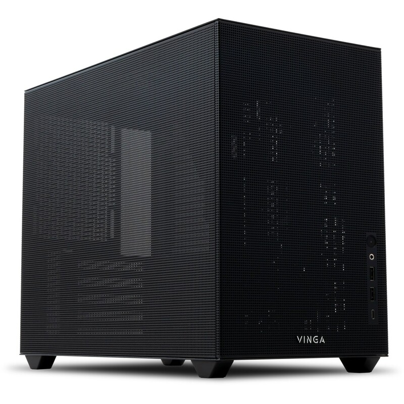 Корпус Vinga Elegant Black без БП