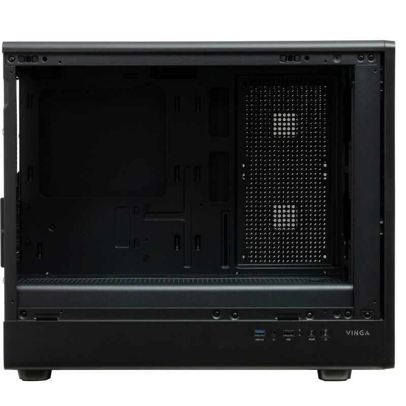 Корпус Vinga Providence Black без БЖ