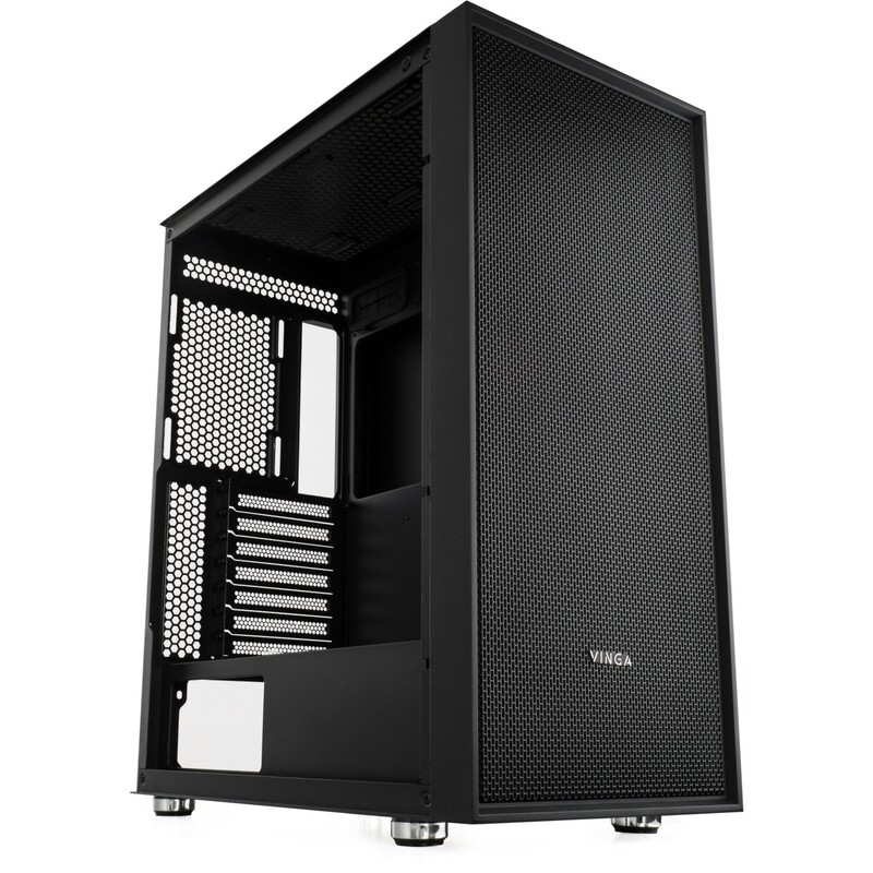 Корпус Vinga Pillar Black без БЖ