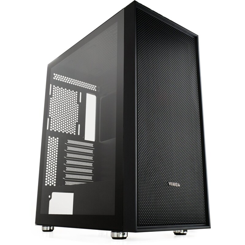 Корпус Vinga Pillar Black без БЖ