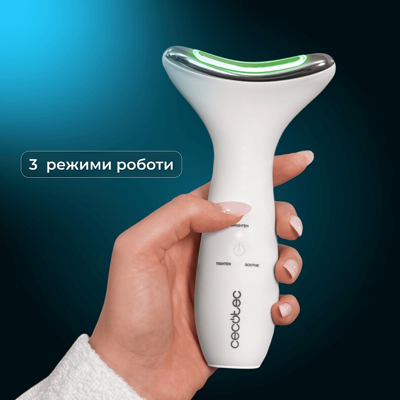 Щітка для фототерапії обличчя Cecotec FaceCare Face&Neck Pro (A01_EU01_116294)