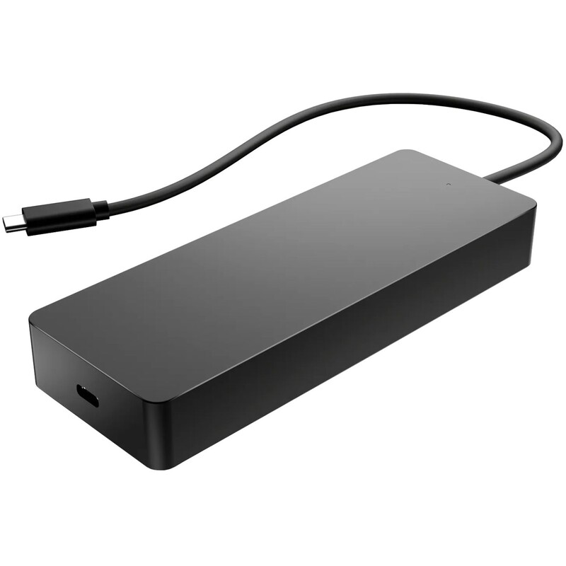 USB-хаб HP USB 3.1 Type-C - 2xUSB 3.0, 2xUSB Type-C, HDMI, Display Port, RJ-45 (50H55UT)
