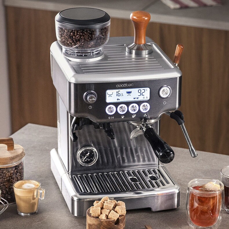 Кофеварка Cecotec Power Espresso 20 Barista Barista Steel & Grind (A01_EU01_117505)