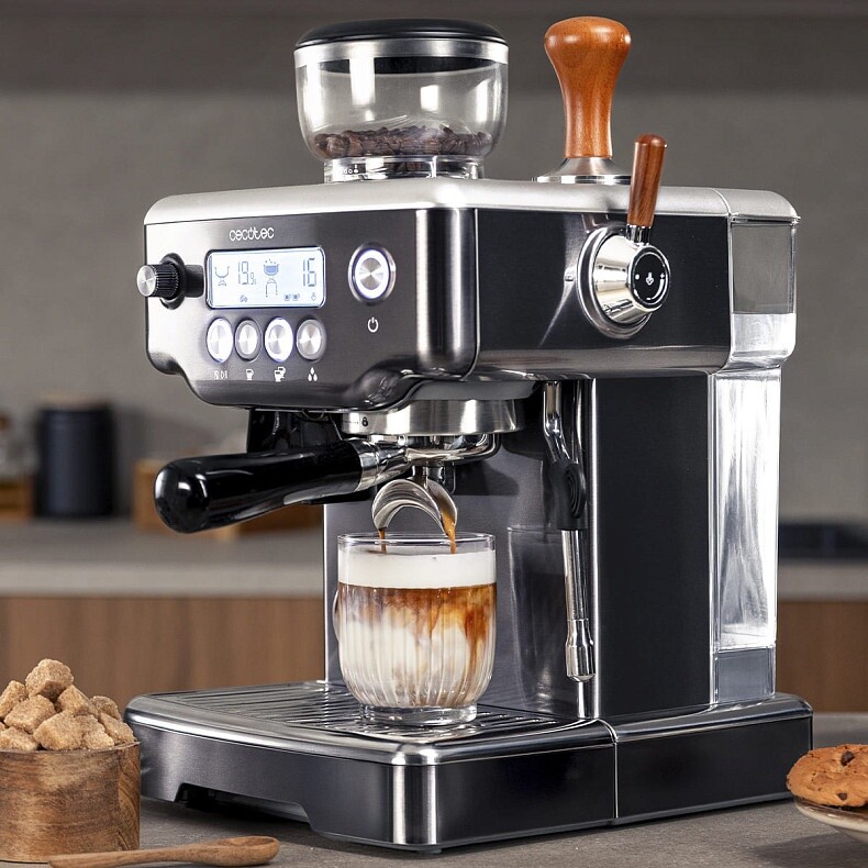 Кофеварка Cecotec Power Espresso 20 Barista Barista Steel & Grind (A01_EU01_117505)