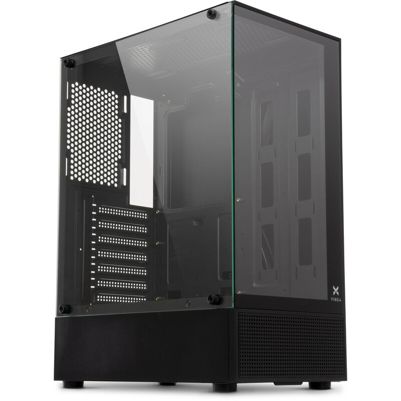 Корпус Vinga Moon Black без БЖ