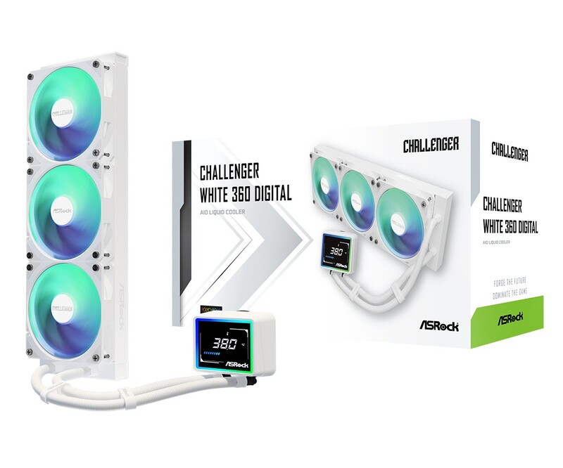Система водяного охолодження ASRock Challenger White 360 Digital