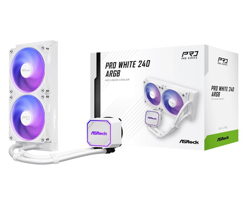 Система водяного охолодження Asrock Pro White 240 ARGB
