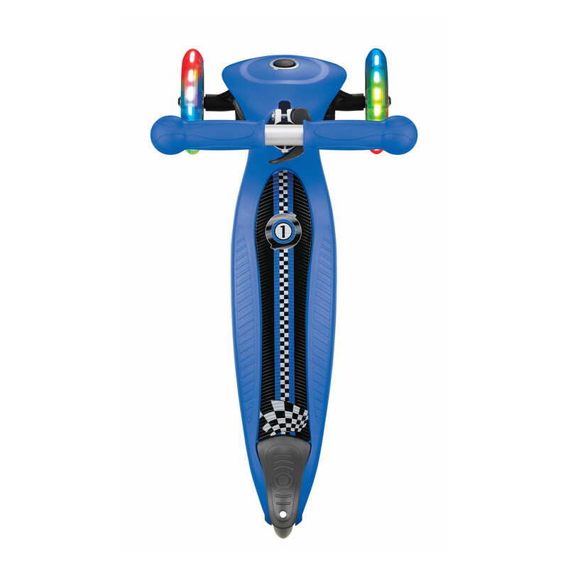 Самокат Globber Primo Foldable Fantasy Lights Blue Racing (432-100)
