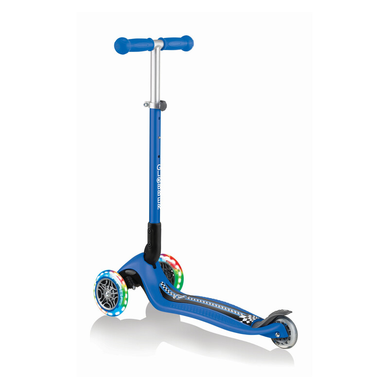 Самокат Globber Primo Foldable Fantasy Lights Blue Racing (432-100)