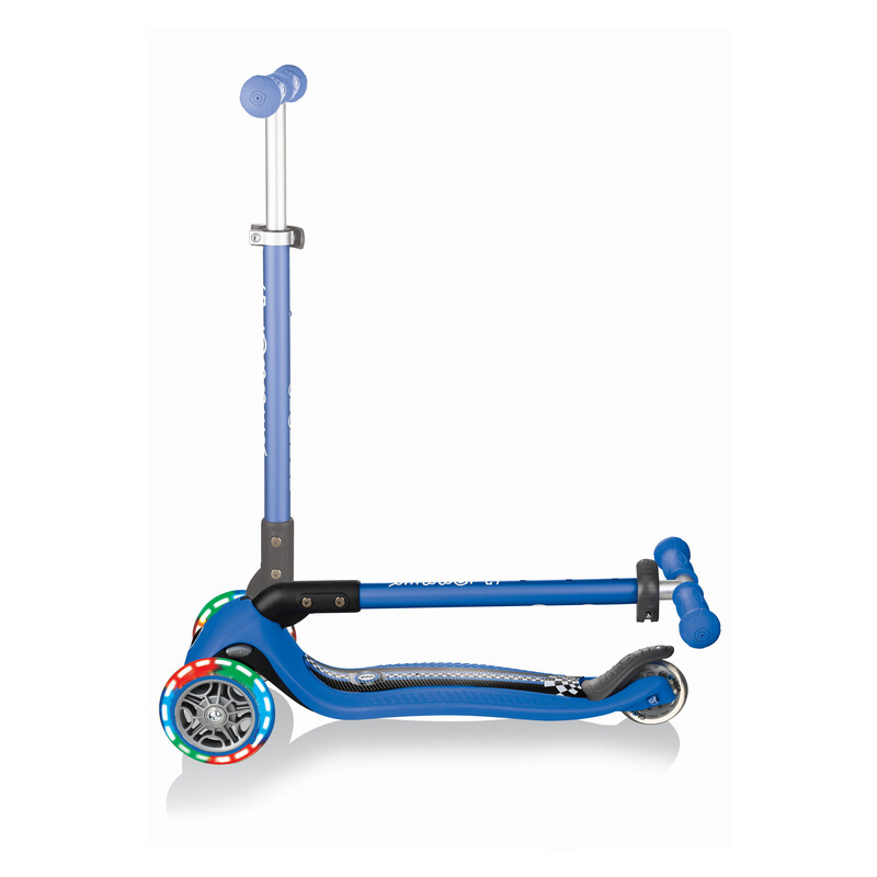 Самокат Globber Primo Foldable Fantasy Lights Blue Racing (432-100)