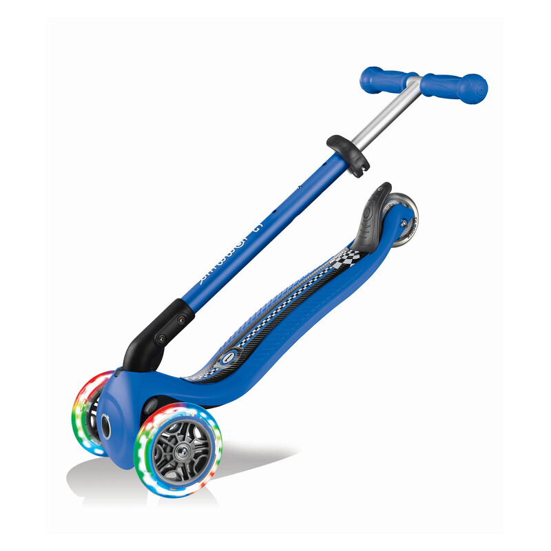 Самокат Globber Primo Foldable Fantasy Lights Blue Racing (432-100)