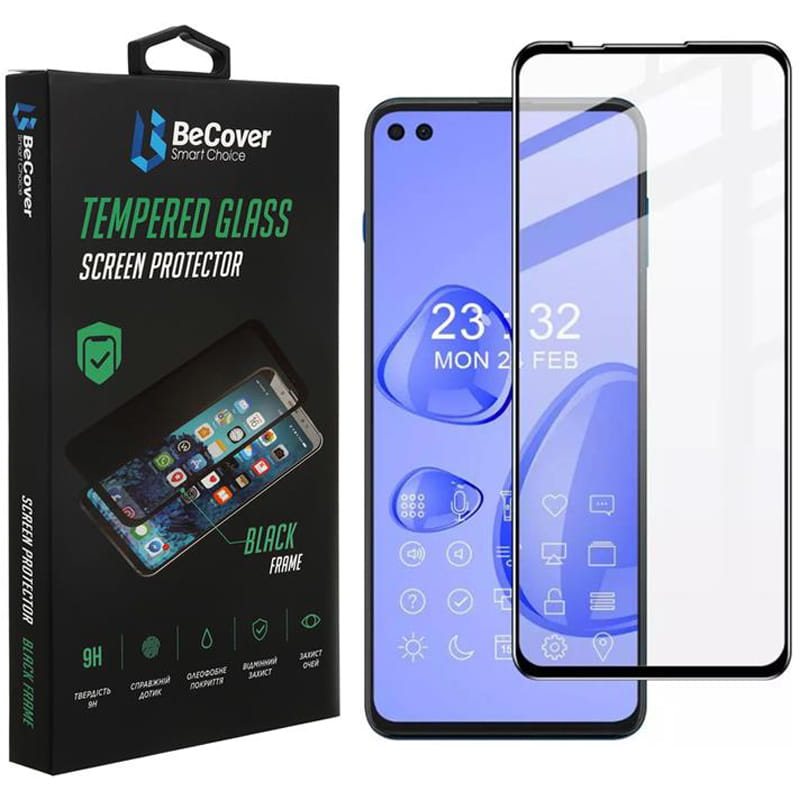 Захисне скло BeCover для Motorola Moto G100 Black (706895)