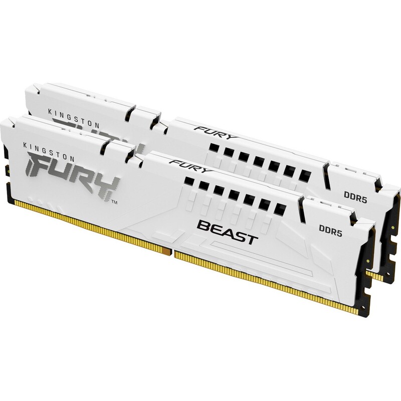 Модуль памяти DDR5 2х32GB/5600 Kingston Fury Beast White (KF556C40BWK2-64)