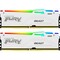 Фото - Модуль памяти DDR5 2х32GB/5200 Kingston Fury Beast RGB White (KF552C40BWAK2-64) | click.ua