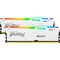 Фото - Модуль памяти DDR5 2х32GB/5200 Kingston Fury Beast RGB White (KF552C40BWAK2-64) | click.ua
