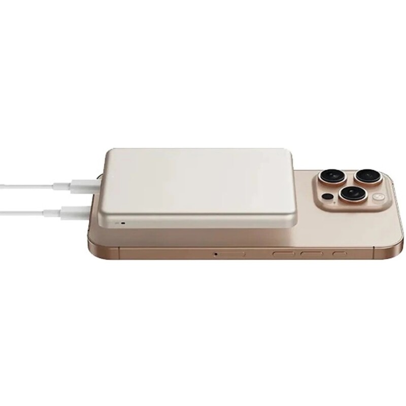 Универсальная мобильная батарея Xiaomi 5000mAh 15W Super Slim Magnetic&Wireless Gold (BHR08PLGL)