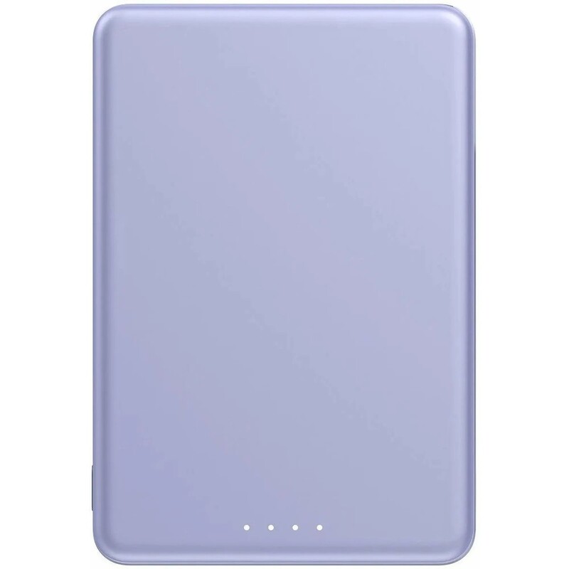 Універсальна мобільна батарея Xiaomi 5000mAh 15W Super Slim Magnetic&Wireless Purple (BHR08PNGL)