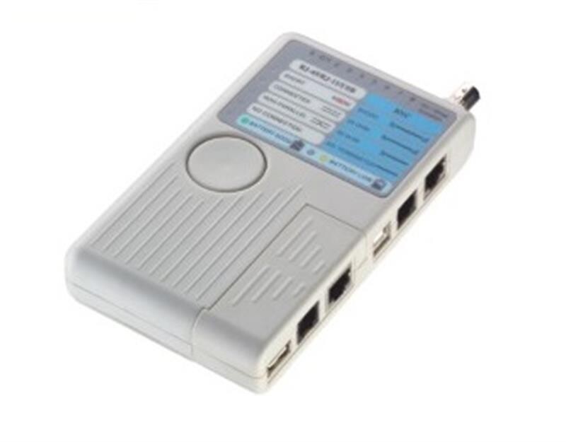 Тестер світлодіодний EServer WT-4065 (RX1000) RJ45 STP та UTP, RJ12, BNC, USB