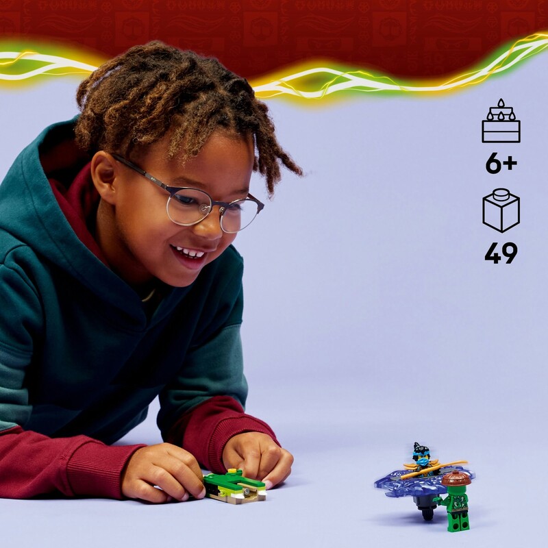 Конструктор LEGO Ninjago Ния против спинера монстра-мутанта (71849)