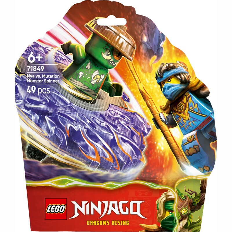 Конструктор LEGO Ninjago Ния против спинера монстра-мутанта (71849)