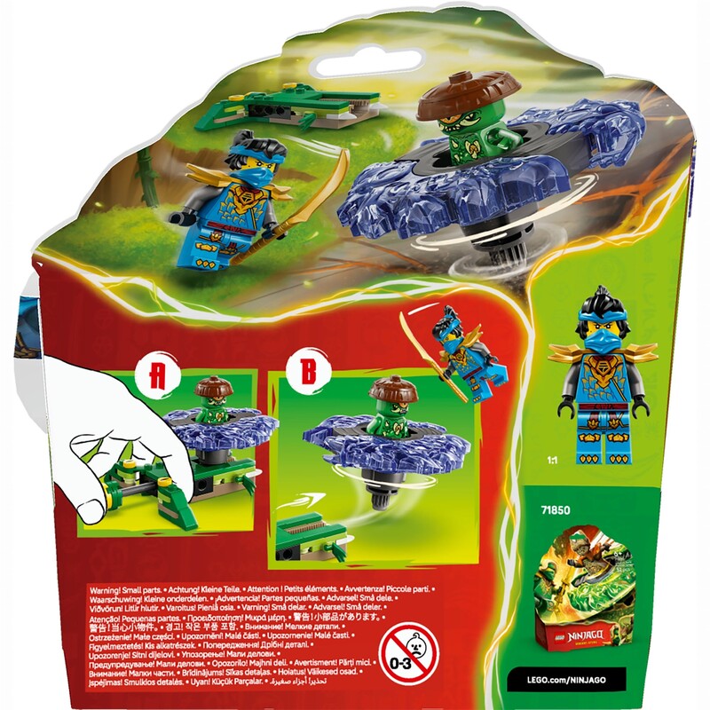 Конструктор LEGO Ninjago Ния против спинера монстра-мутанта (71849)