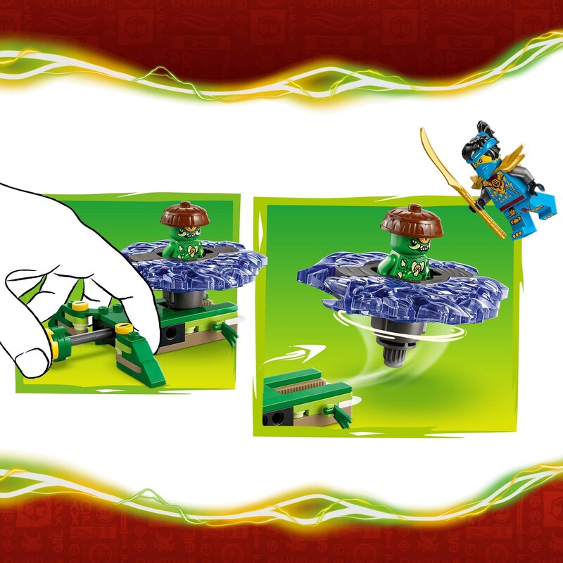 Конструктор LEGO Ninjago Ния против спинера монстра-мутанта (71849)