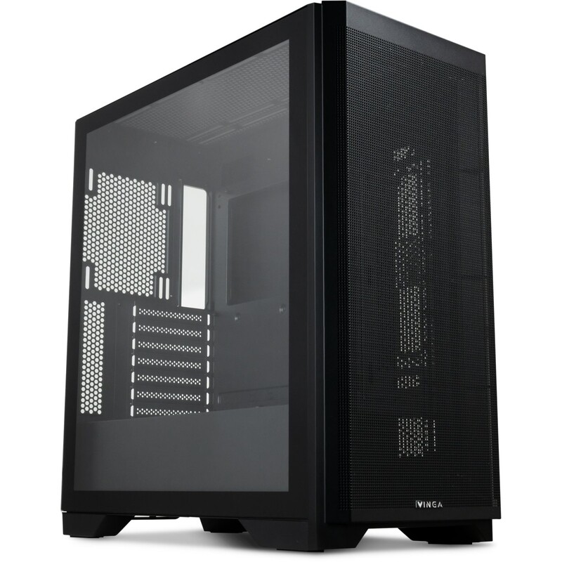 Корпус Vinga Darklight Black без БП
