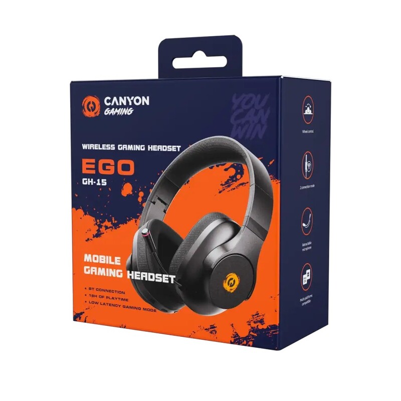 Гарнитура Canyon Ego GH-15 White (CND-SGHS15W)