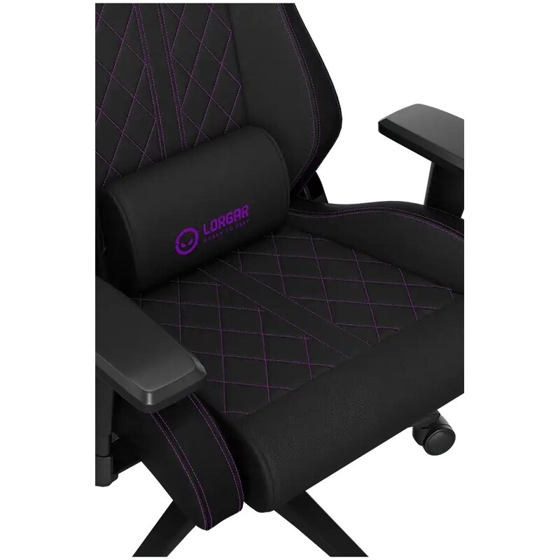 Кресло для геймеров Lorgar Pro CHA41 Black/Purple (LRG-CHA41-BK-PR)