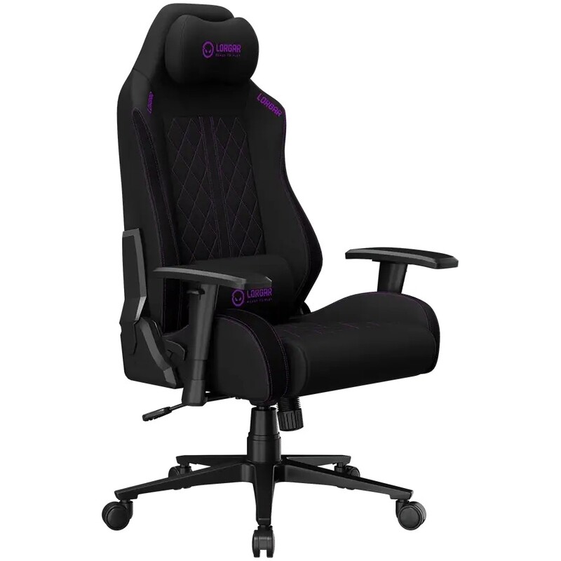 Кресло для геймеров Lorgar Pro CHA41 Black/Purple (LRG-CHA41-BK-PR)