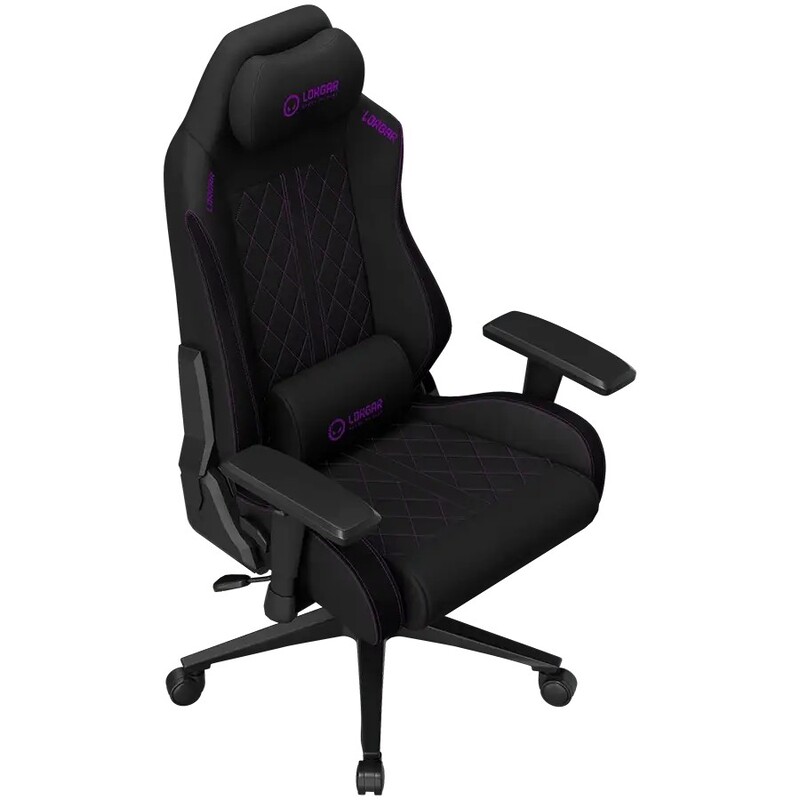 Кресло для геймеров Lorgar Pro CHA41 Black/Purple (LRG-CHA41-BK-PR)