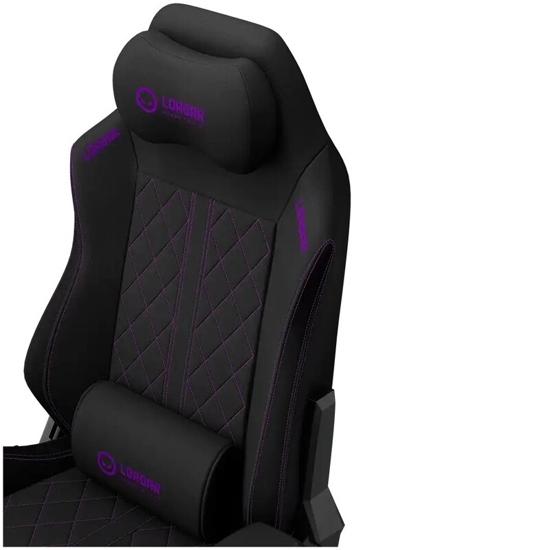 Кресло для геймеров Lorgar Pro CHA41 Black/Purple (LRG-CHA41-BK-PR)