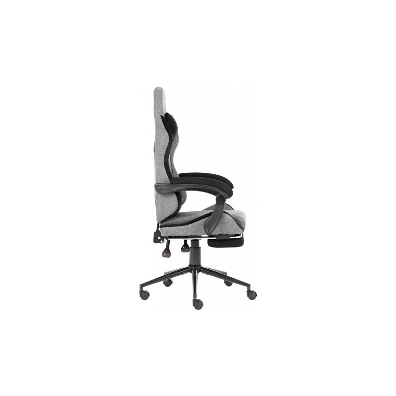 Кресло для геймеров GT Racer X-2324 Fabric Gray/Black Suede