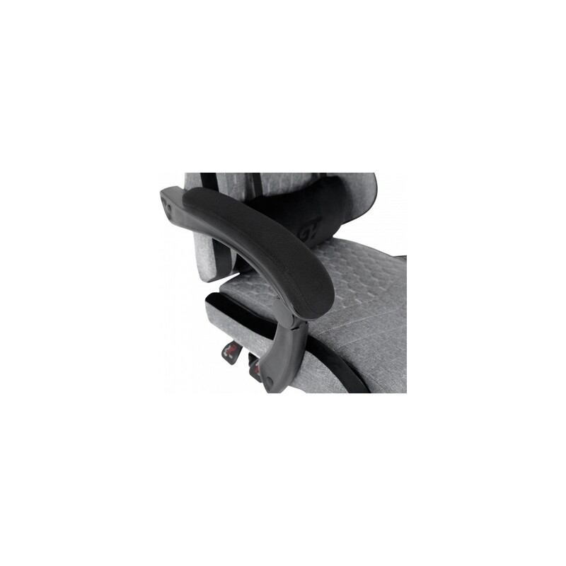 Кресло для геймеров GT Racer X-2324 Fabric Gray/Black Suede