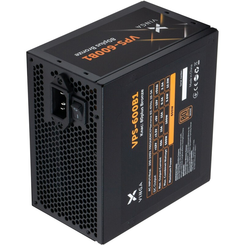 Блок питания Vinga 600W (VPS-600B1)