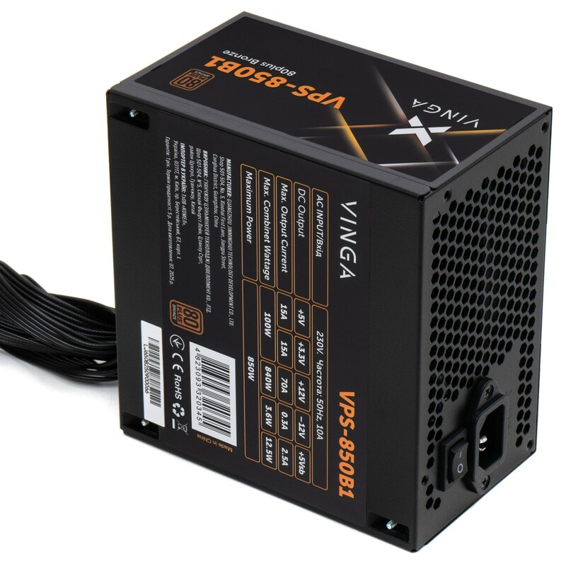 Блок питания Vinga 850W (VPS-850B1)