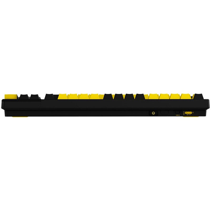 Клавіатура Lorgar Pro KBP70TKLW Wireless Black/Yellow (LRG-KBP70TKLW-YL-US)