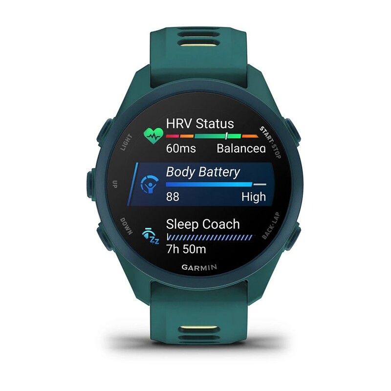 Смарт-часы Garmin Forerunner 170 Music GPS Teal Green/Citron (010-03920-12)