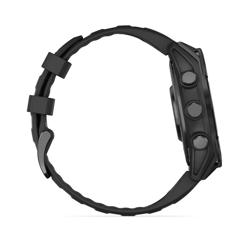 Смарт-часы Garmin Fenix 8 47mm AMOLED Slate Gray with Black Silicone Band (010-02904-00)