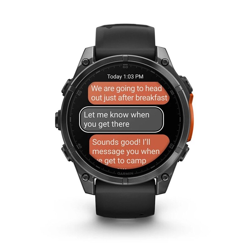 Смарт-часы Garmin Fenix 8 47mm AMOLED Slate Gray with Black Silicone Band (010-02904-00)